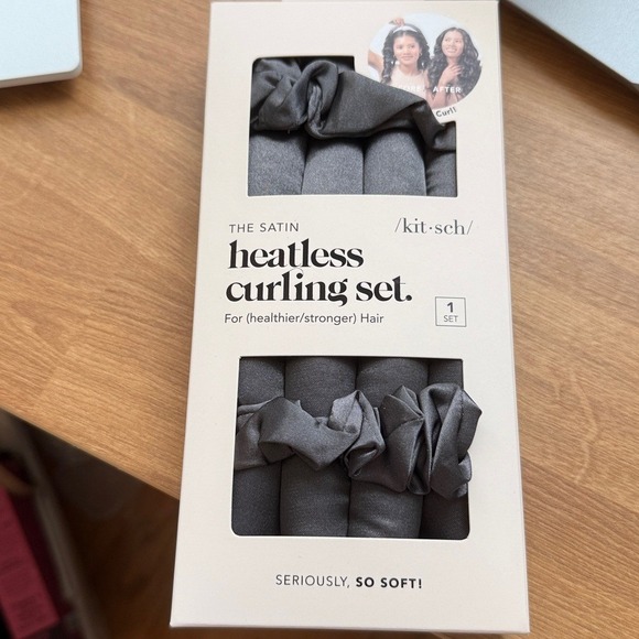 Kitsch Satin Heatless Curling Set + AG Care Spray‎ Body Soft Hold Volumizer - Picture 2 of 5